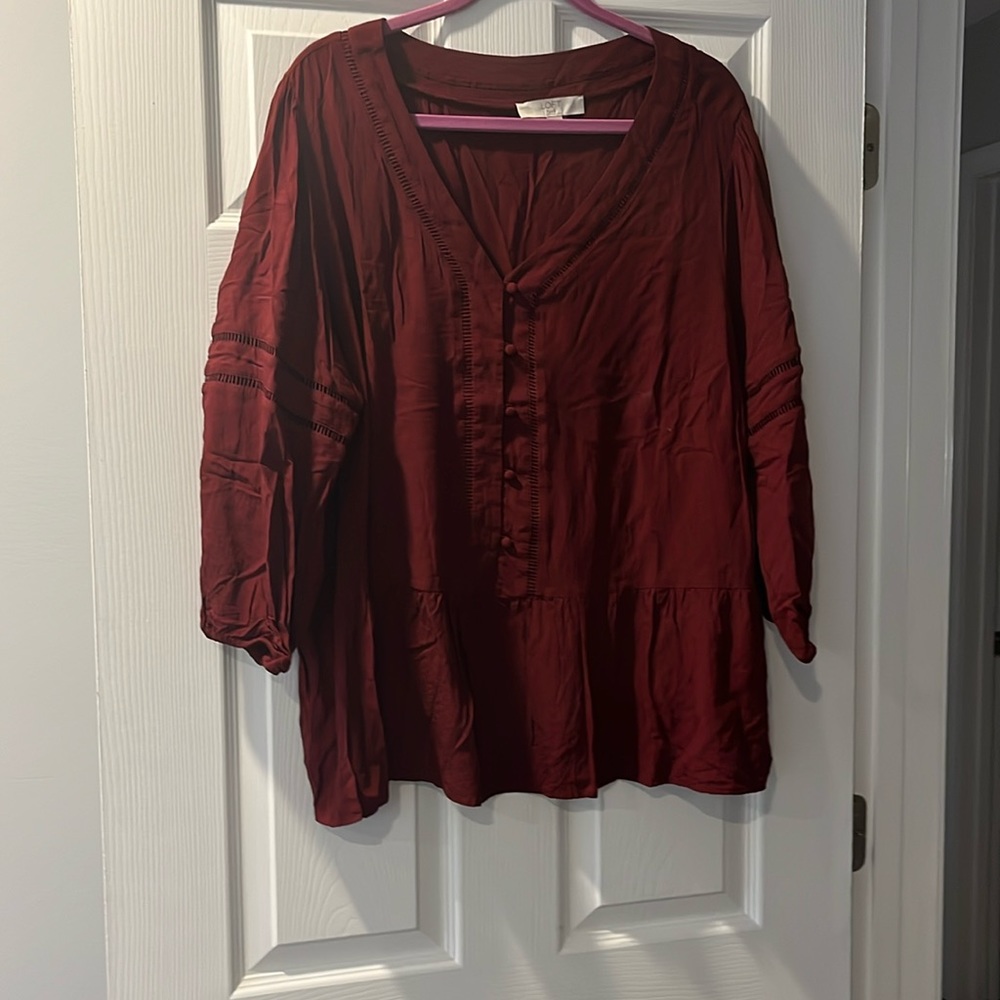 LOFT Peplum Blouse